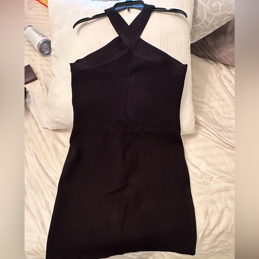 House of Harlow 1960 knit dress, black
